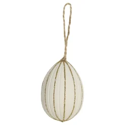 Chic Antique Oster-Deko-Osterei mit Glitzer