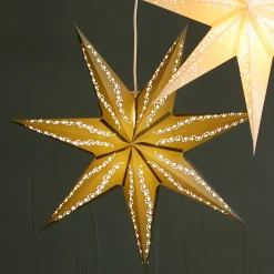 Chic Antique Weihnachtsdeko-Papierstern exkl. Kabel