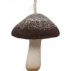 Chic Antique Herbstdeko-Pilz Velours zum Aufhängen