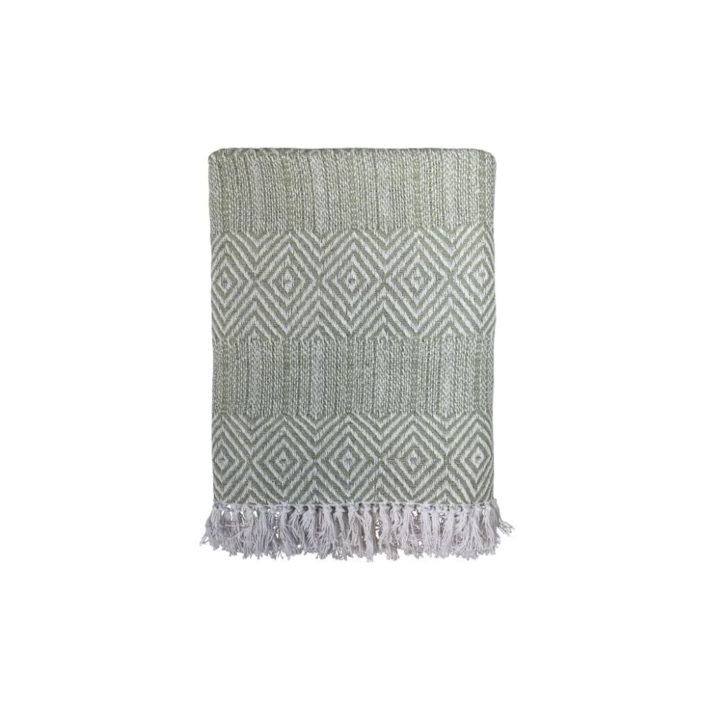 Chic Antique Decken & Plaids-Plaid mit Muster aus Überschussmaterial