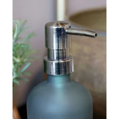 Chic Antique Bad-Aufbewahrung-Pump Flasche aus Glas Conditioner für Bad, Dusche