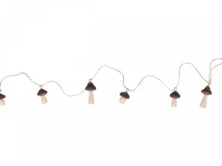 Chic Antique Herbstdeko|Dekohänger & Girlanden-Ranke mit 6 Pilzen Velours