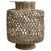 Chic Antique Laternen-Rattan Laterne geflochten