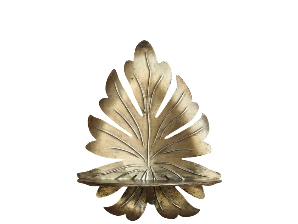 Chic Antique Wandregale|Regale-Regalbrett in Blattform