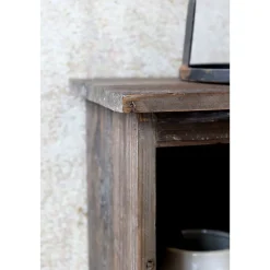 Chic Antique Wandregale|Regale-Regalbrett mit 3 Fächern und 4 Haken