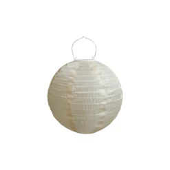 Chic Antique Lichterketten|Laternen-Reispapier Lampe mit Solarzellen