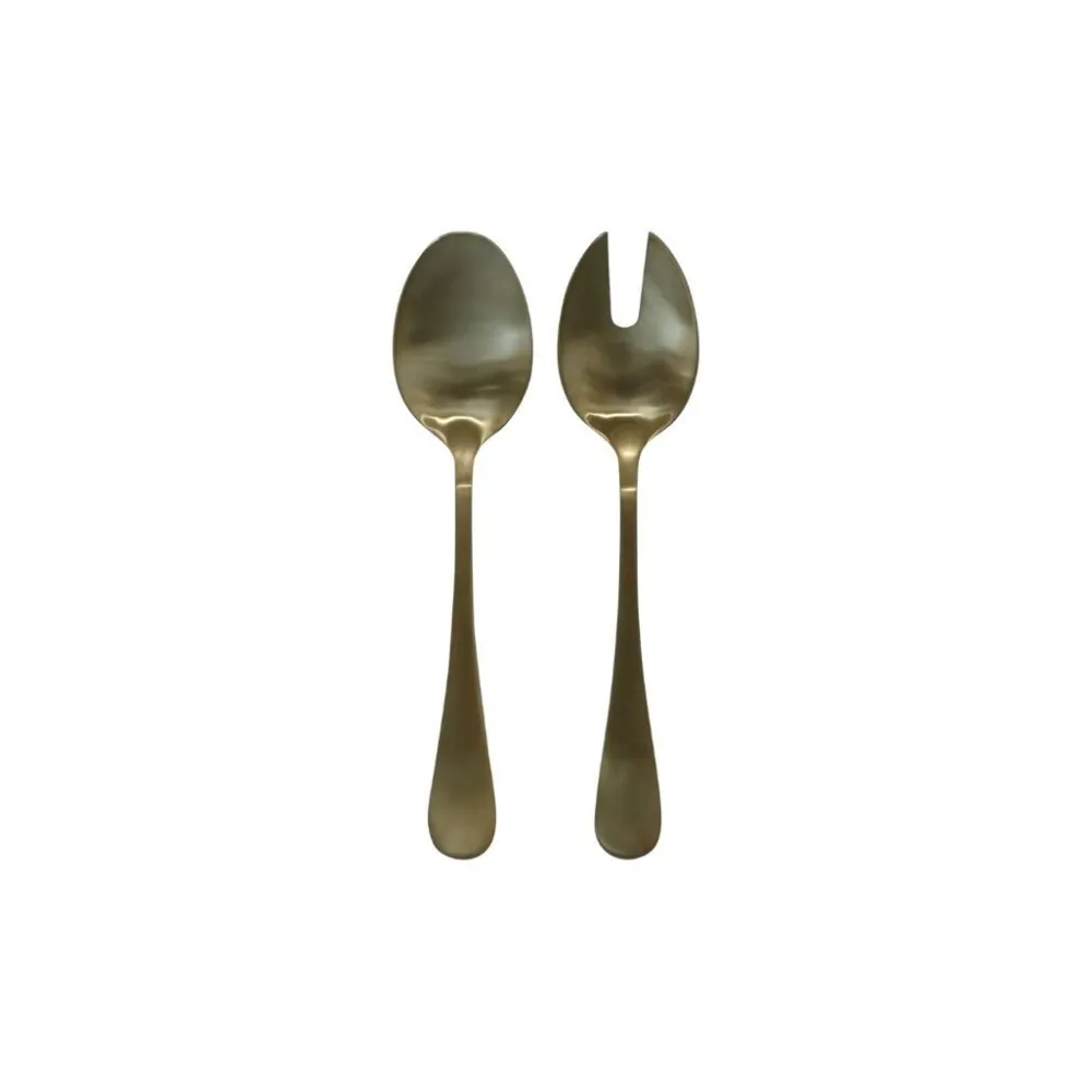 Chic Antique Salatschüsseln & Salatbesteck|Besteck-Salatbesteck 2er-Set Nordique