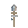 Chic Antique Gartendekoration|Schilder, Wandbilder & Poster-Schild To the Beach