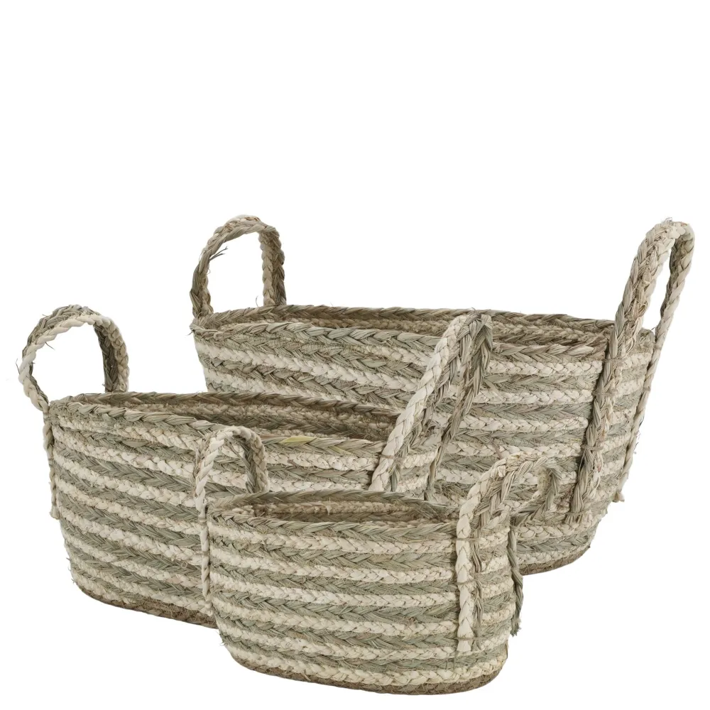 Chic Antique Körbe-Seegras Körbe im 3er Set