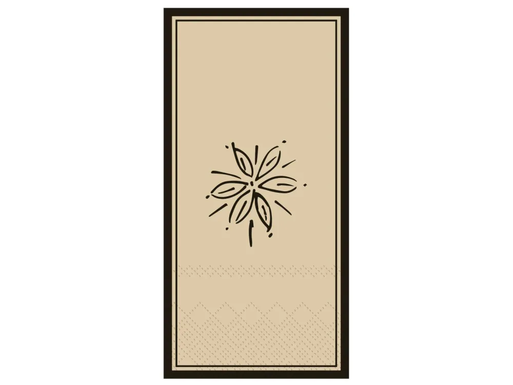 Chic Antique Servietten & Serviettenhalter|Geschirr & Tischdeko Skandinavisch-Serviette mit Blume