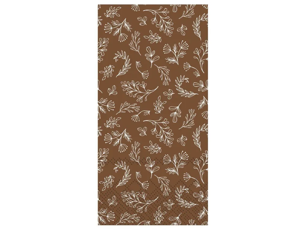 Chic Antique Herbstdeko|Servietten & Serviettenhalter-Serviette mit Blättern