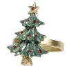 Chic Antique Servietten & Serviettenhalter|Geschirr & Tischdeko Skandinavisch-Serviettenring mit Weihnachtsbaum