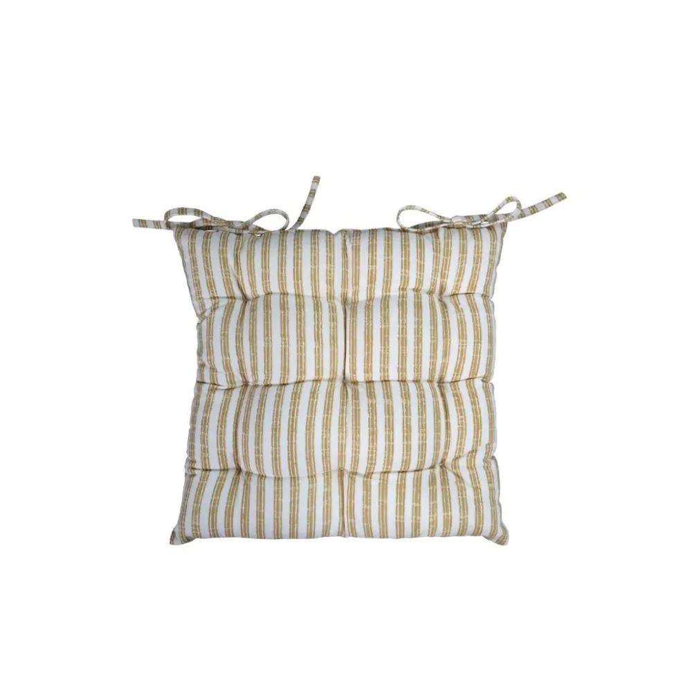 Chic Antique Garten-Textilien|Sitzkissen & Auflagen-Sitzkissen Nimes mit Bindeband