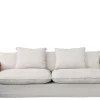 Chic Antique Sofas & Sessel-Sofa Malo Leinen mit 5 Kissen