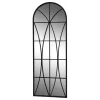 Chic Antique Spiegel-Spiegel mit Bogen antik Eisen