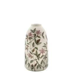 Chic Antique Vasen-Steingut Vase mit Blumenmotiv 2
