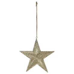 Chic Antique Weihnachtsdeko-Stern zum Aufhängen, Metall
