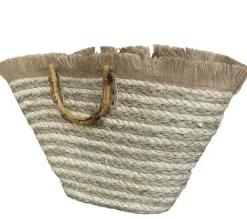 Chic Antique Taschen-Strandtasche aus geflochtenem Material