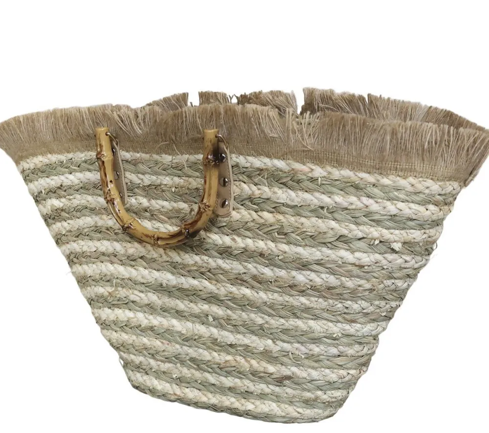 Chic Antique Taschen-Strandtasche aus geflochtenem Material