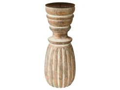 Chic Antique Kerzenhalter Für Stumpenkerzen-Stumpen Kerzenständer mit Rillen