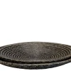 Chic Antique Dekotabletts & Dekoteller-Tablett geflochten 2er Set