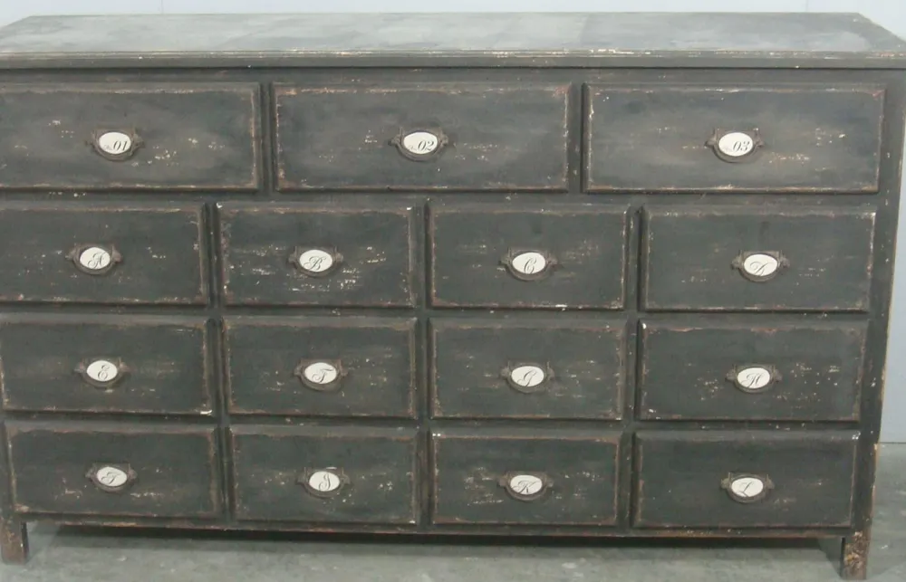 Chic Antique Schränke|Kommoden-Tante-Emma Ladentisch