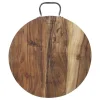 Chic Antique Schneidebretter-Tapasbrett Laon mit Eisengriff