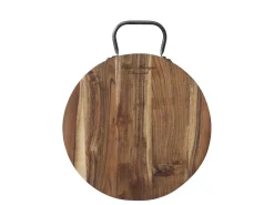 Chic Antique Schneidebretter-Tapasbrett Laon mit Eisengriff