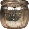 Chic Antique Teelichthalter-Teelichtglas mit Perlenrand
