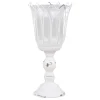 Chic Antique Teelichthalter-Teelichthalter auf Fuß mit Glas