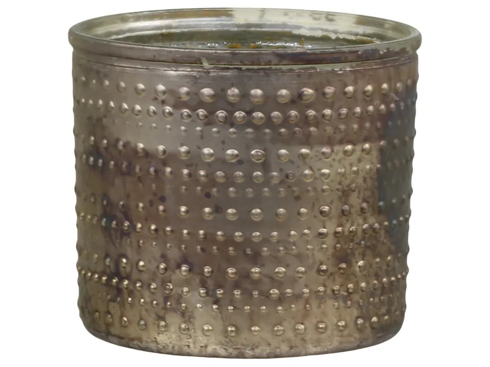 Chic Antique Teelichthalter-Teelichthalter mit Muster aus Glas