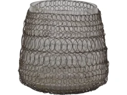 Chic Antique Teelichthalter-Teelichthalter Hurricane mit fil de fer Netz