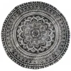 Chic Antique Seegras- & Juteteppiche|Teppiche-Teppich mit Blumendruck
