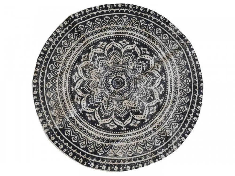 Chic Antique Seegras- & Juteteppiche|Teppiche-Teppich mit Blumendruck
