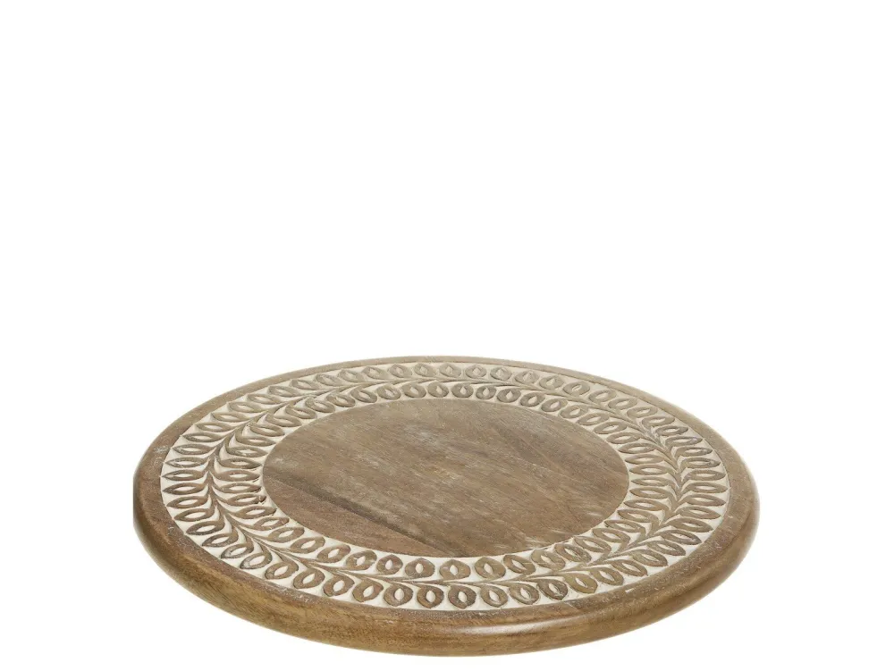 Chic Antique Servierplatten & Bretter|Schneidebretter-Tours drehbare Tapasplatte auf Sockel