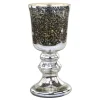 Chic Antique Vasen-Vase Bauernsilber auf Fuß