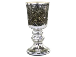 Chic Antique Vasen-Vase Bauernsilber auf Fuß