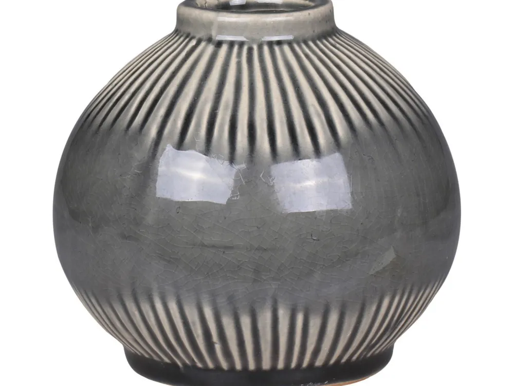 Chic Antique Vasen-Vase mit gestreiftem Muster