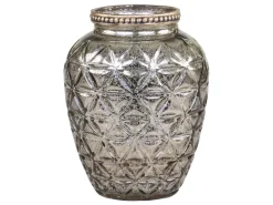 Chic Antique Vasen-Vase mit Perlenkante und Schliff