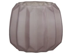Chic Antique Vasen-Vase mit Rillen mattiert