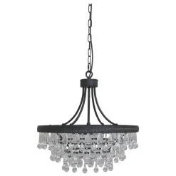 Chic Antique Kronleuchter-Versailles Kronleuchter mit tropfenformigen Glasprismen