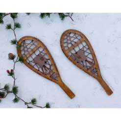 Chic Antique Deko-Objekte & Figuren|Weihnachtsdeko-Vintage Deko Schneeschuhe 2er-Set