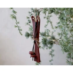 Chic Antique Weihnachtsdeko-Vintage Ski zum Aufhängen