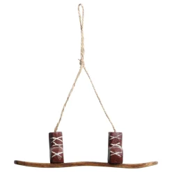 Chic Antique Weihnachtsdeko-Vintage Snowboard zum Aufhängen
