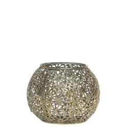 Chic Antique Teelichthalter|Windlichter-Vire Eisen Teelichthalter mit Muster