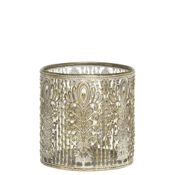 Chic Antique Teelichthalter|Windlichter-Vire Windlicht mit Muster