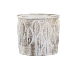 Chic Antique Blumentöpfe & Übertöpfe-Vittel Blumentopf mit Goldmuster