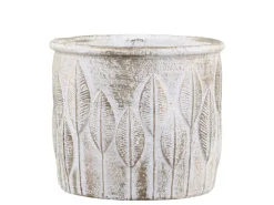 Chic Antique Blumentöpfe & Übertöpfe-Vittel Blumentopf mit Goldmuster