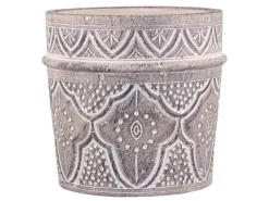 Chic Antique Töpfe Und Pflanzgefäße-Évron Blumentopf mit Muster