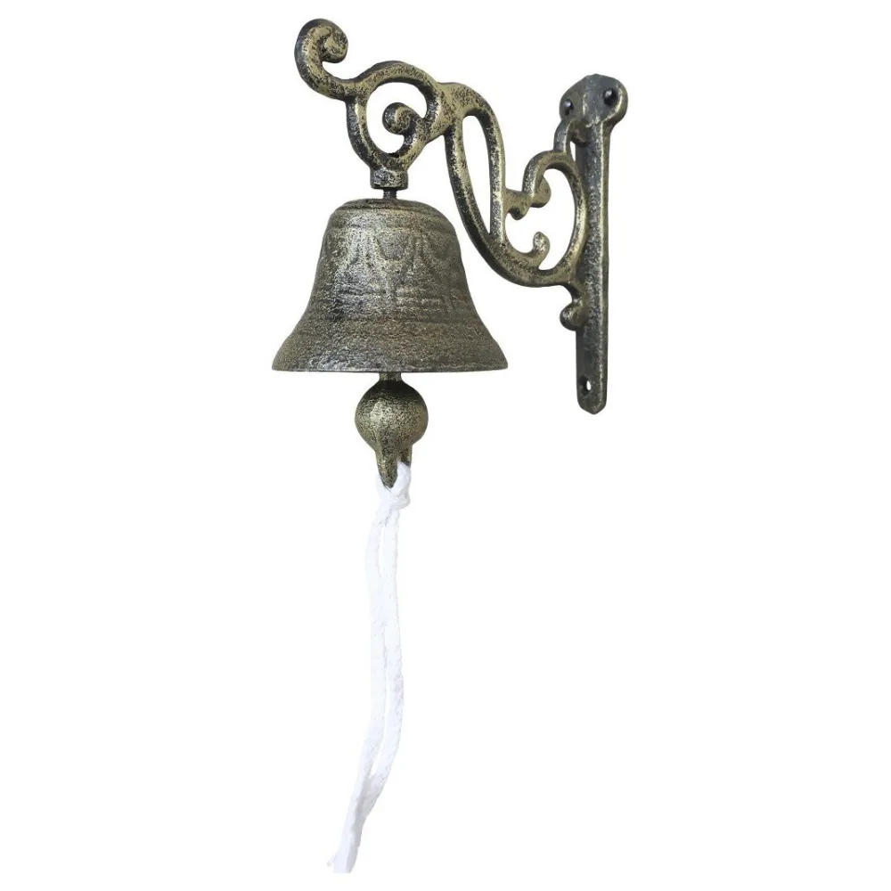 Chic Antique Gartendekoration-Wandglocke